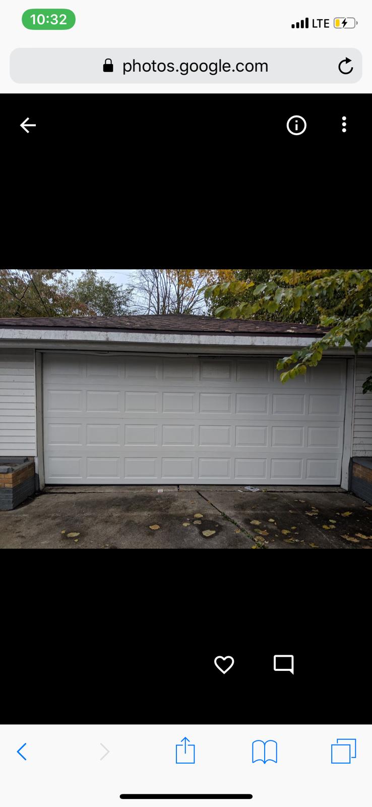 Custom garage door installation