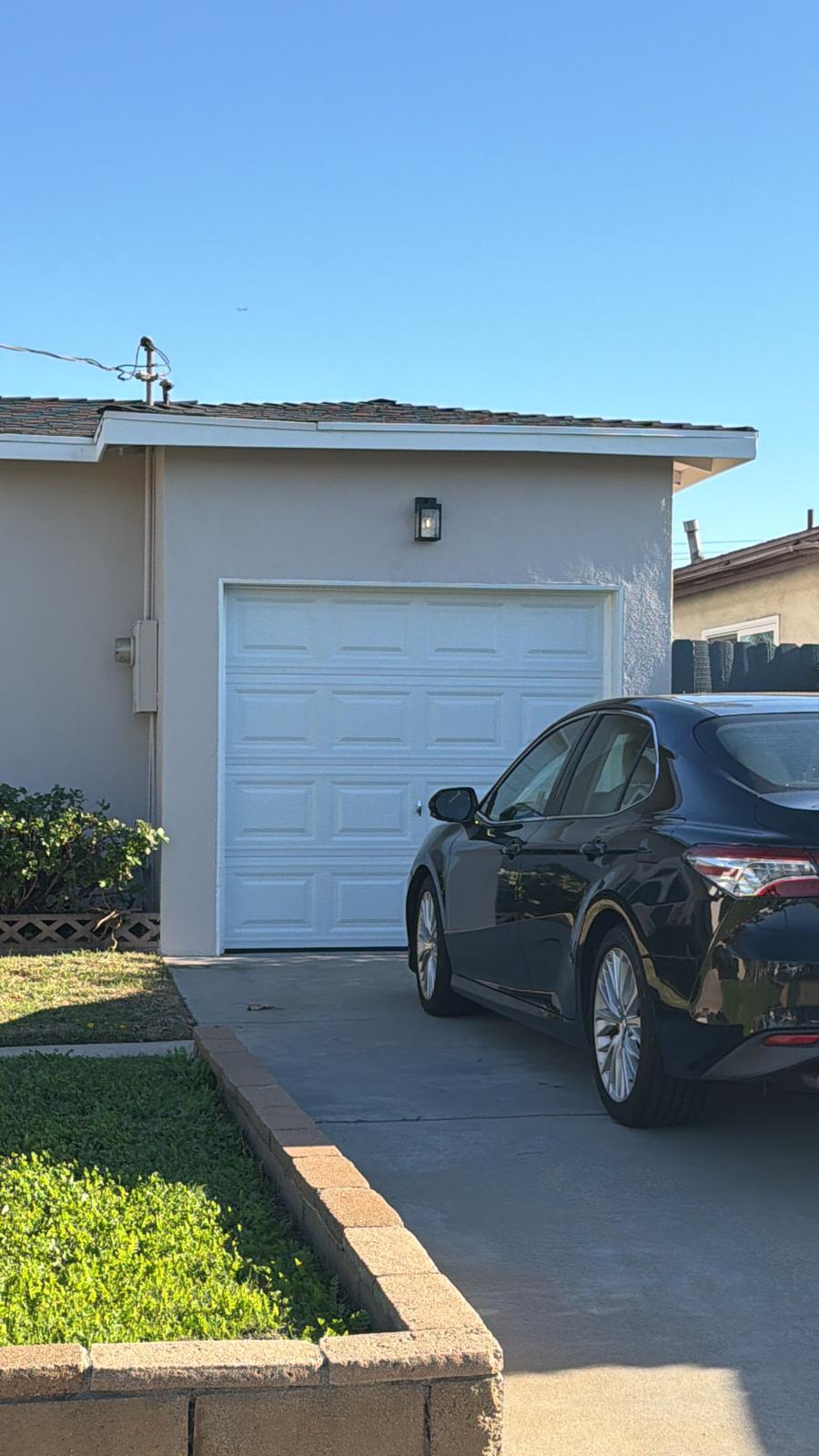 Commercial garage door installation